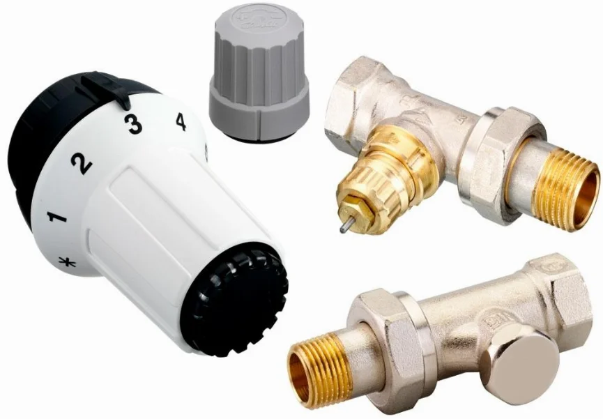 Комплект підключення до радіатора Danfoss RAS-C+RA-NF+RLV-S 1/2" прямий