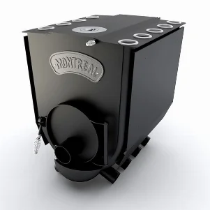 Піч булер'ян Новаслав Montreal Lux Тип "02" ЧК - 18,0 кВт (конфорка)