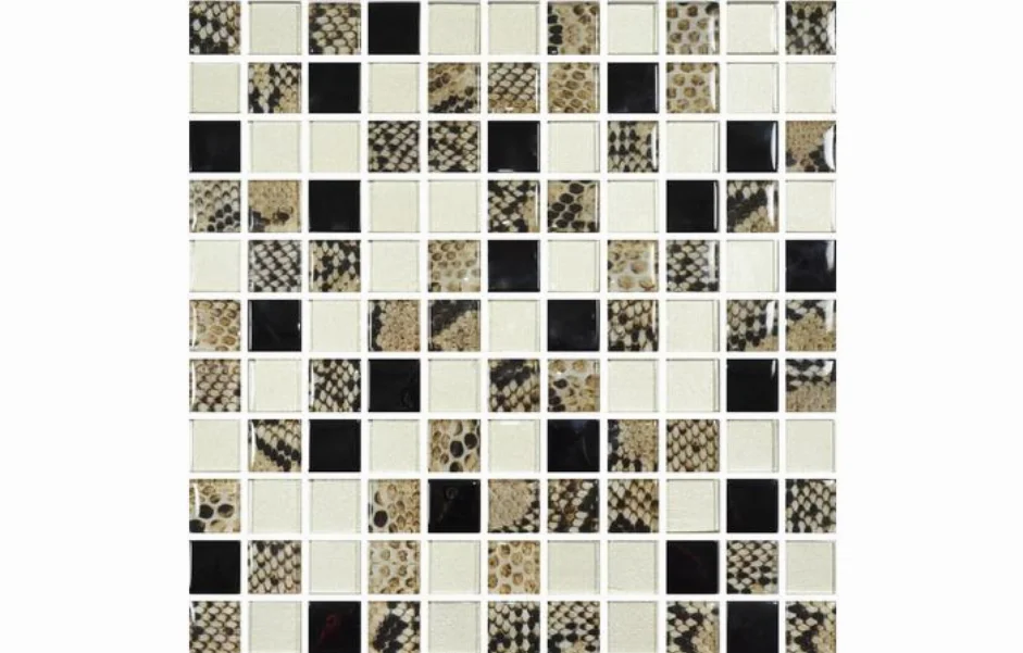 Мозаика GMP 0825035 С3 Print 38-Gold-Black 300x300x8 Kotto Ceramica
