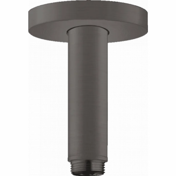 Держатель душа Hansgrohe потолочный S 10 см, матовый черный хром 27393340