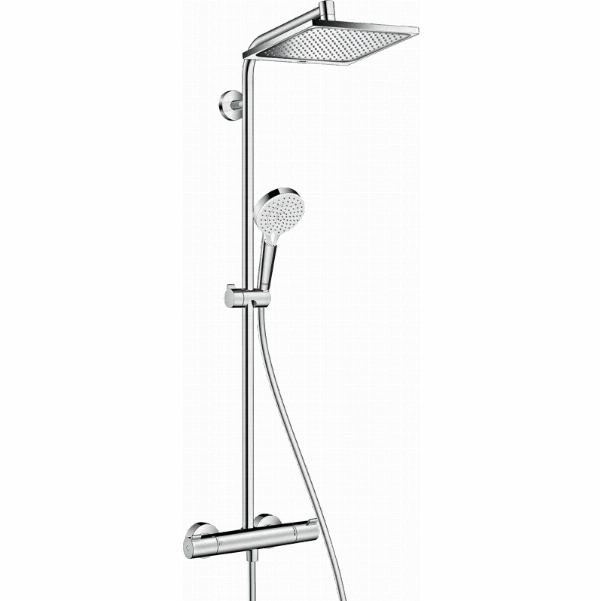 Душевая система Hansgrohe Crometta Е 240 1jet Showerpipe с термостатом 27271000