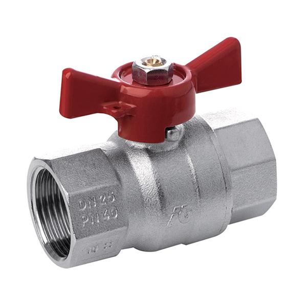 Кран шаровой усиленный Bonomi Missouri PN40 Ø 3/4", внутр.- внутр. резьба "бабочка"