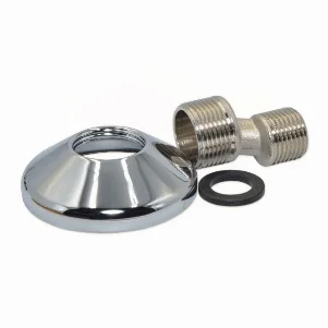 Ексцентрик для змішувача Pattaroni Ø 1/2"×3/4" Н=43 мм, 10 мм (з декоративною розеткою)