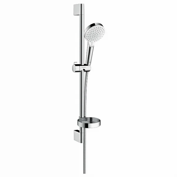 Душевой набор HANSGROHE Crometta Vario  0,65 м, с мыльницей Casetta, белый/хром