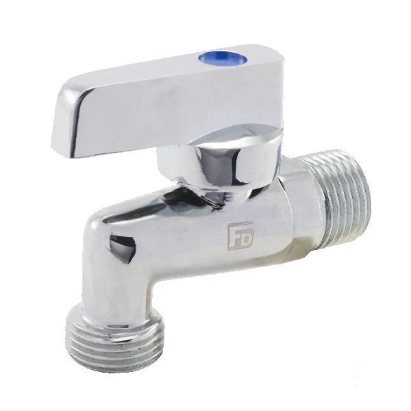 Кран приладовий FADO New 1/2"x3/4" кутовий посилений