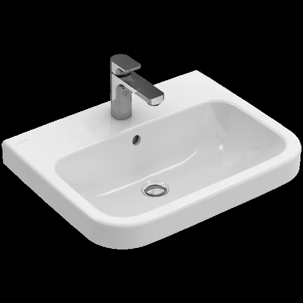 Раковина Villeroy & Boch Architectura 600×470 мм, без перелива, цвет: White Alpin CeramicPlus
