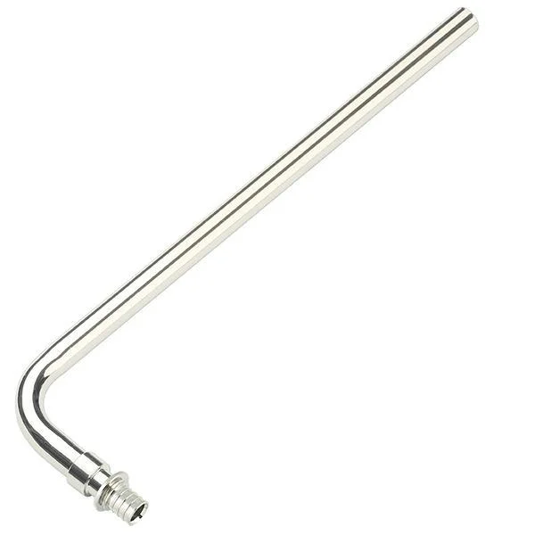 Трубка для подключения радиатора L-подобная General Fittings Ø 16×15/L=500 мм (код. 3400.K2)