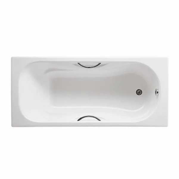 Ванна чавунна ROCA Malibu 170×75 см, з ручками, без ніжок