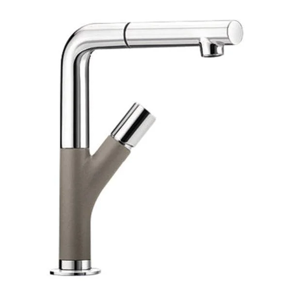 Смеситель для кухни Blanco Yovis-S хром/серый беж