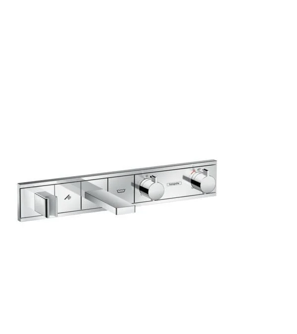 Термостат Hansgrohe RainSelect 15359000 на 2 потребителя, для ванны, хром