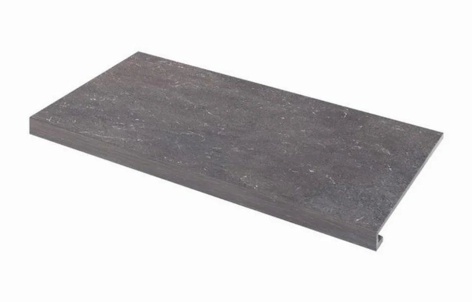 Ступень угловая левая с капиносом SZRXSN9BRR1 IL Tempo Nero 345-35x600x9,2 Zeus Ceramica