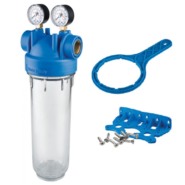 Фільтр магістральний Atlas Filtri DP M MONO TS 10" OT KIT, 1/2"