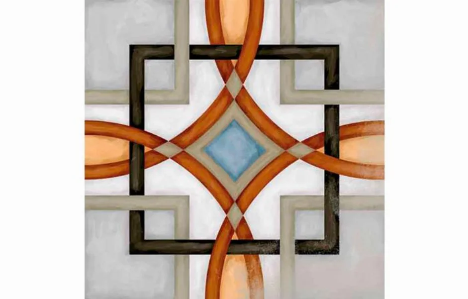 Плитка керамогранитная Fornos Multicolor декор 200x200x8 Vives