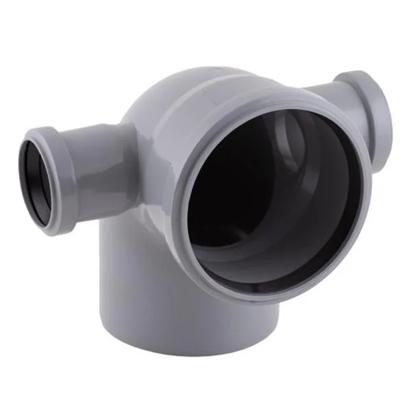 Колено канализационное Reiger Triple Safe Ø 110/87°×50/87°×50/87° два отвода