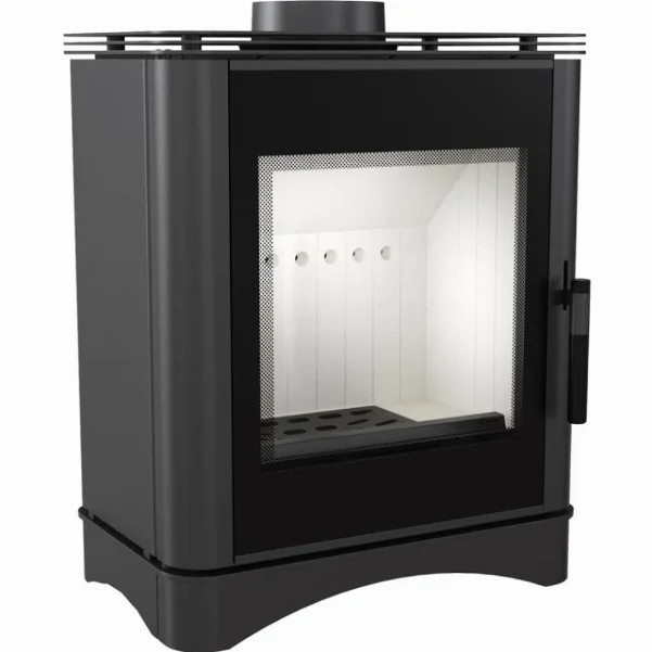 Стальная печь-камин Kratki Koza Vega 6,0 кВт, дымоход Ø 130 мм
