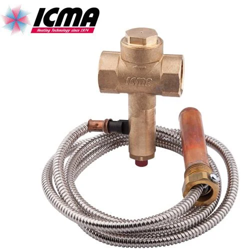 Клапан теплового сброса ICMA 3/4" (с погружным датчиком)