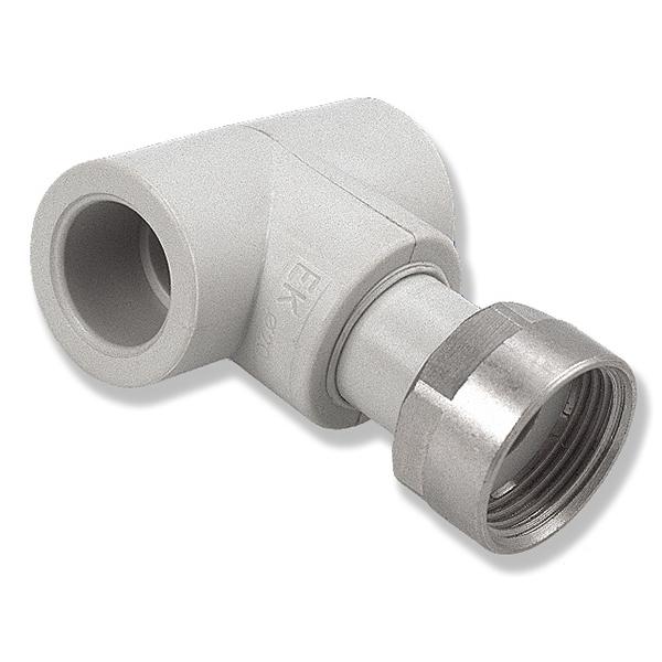 Тройник с накидной гайкой PPR Ekoplastik Ø 32×3/4"×32 мм
