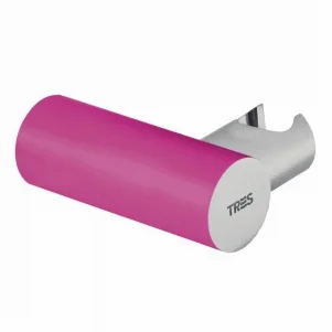 Держатель душа круглый Tres фиолетовый-хром