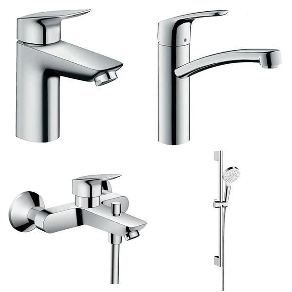 Набор смесителей Hansgrohe Logis (7110000+7140000+26533400+31806000)