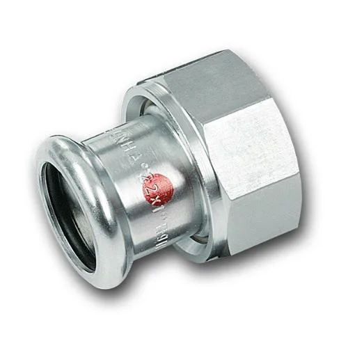 Муфта з НГ прес оцинковка SANHA Therm Press Ø 22x1" (код. 24359g)