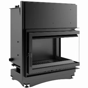 Каминная топка Kratki Oliwia PW 17 BS 17,0 кВт, правая