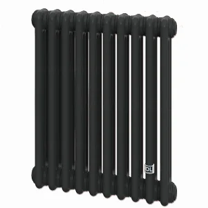 Трубчатый радиатор DeLonghi Multicolumn H=570 - 3 колоны, 6 секций (бокове подключение 1/2", конфигурация "0", цвет: RAL9005M)