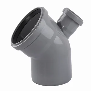 Колено канализационное Reiger Triple Safe Ø 110/45°×50/87° отвод назад