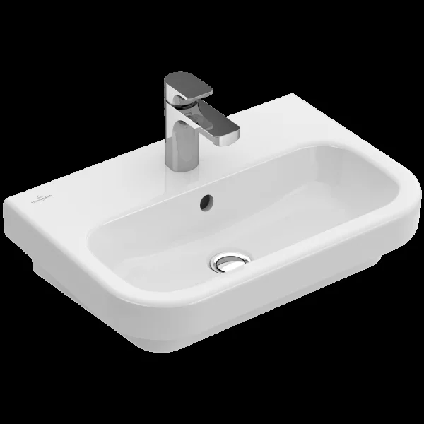 Раковина Villeroy & Boch Architectura 550×380 мм, с переливом, цвет:  White Alpin CeramicPlus