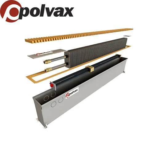 Внутрипольный конвектор Polvax KV.PREMIUM.135x1500x245 мм 1465 Вт