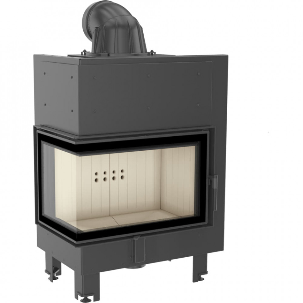 Камінна топка Kratki MBM 10 BS 10,0 кВт, ліва