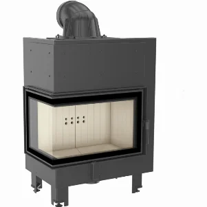 Камінна топка Kratki MBM 10 BS 10,0 кВт, ліва