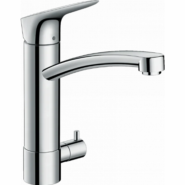Смеситель Hansgrohe Logis для кухонной мойки с запорным вентилем для посудомоечной машины 71834000