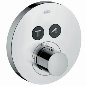 Смеситель-термостат для душа Axor Shower Select Ø 170 мм, 2 потребителя, никель
