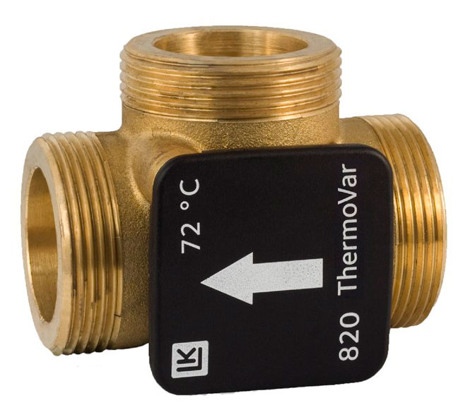 Термостатический клапан LK 820 ThermoVar ННН 1"x55°С (арт. 180504)