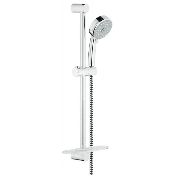 Душовий гарнітур Grohe New Tempesta Cosmopolitan 100 3jet, штанга 600 мм, з мильницею