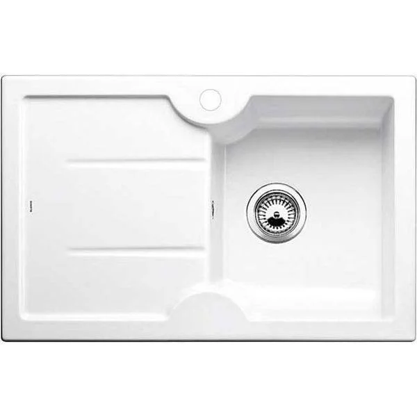 Мойка кухонная Blanco IDESSA 45 S глянцевый белый крыло слева