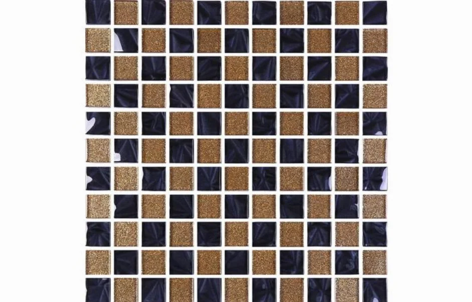 Мозаїка GM 8013 CC Gold Brown-Black Pearl S4 300x300x8 Kotto Ceramica