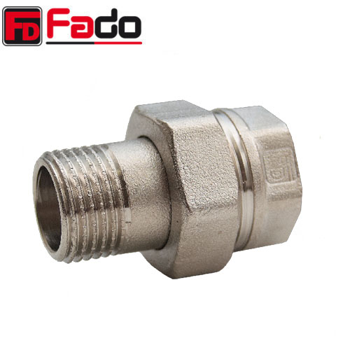 Згін американка пряма FADO Fit Nickel Ø 1" внутр.- зовн. різьба