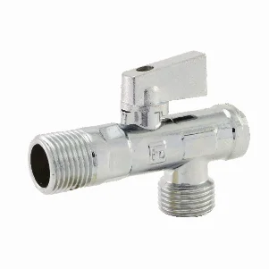 Кран приладовий FADO NEW 1/2"x1/2" кутовий з фільтром