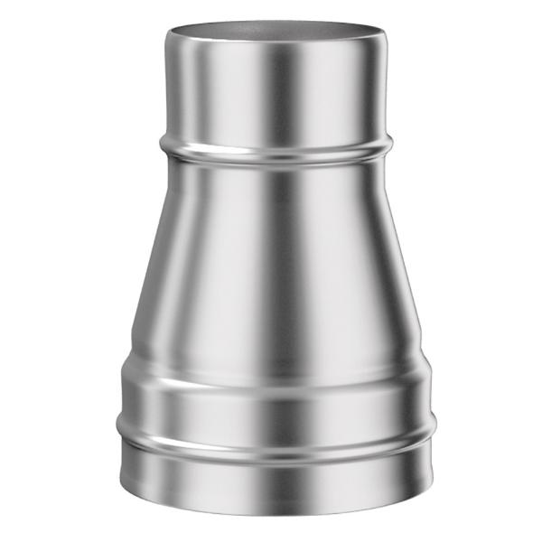 Переходник для дымохода Ø 100 мм (сталь 0,8 мм AISI)