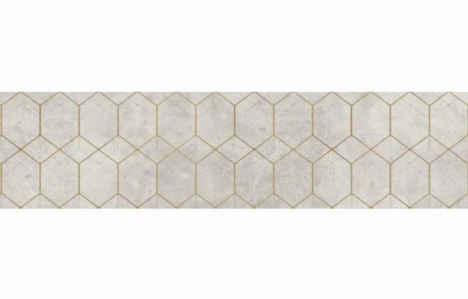 Плитка керамогранитная Softcement White Decor Geo RECT 297x1197x8 Cerrad