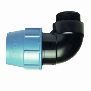 Колено Unidelta PN16 PP-B Ø 25×3/4" наружная резьба