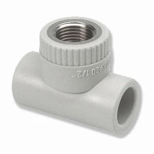 Трійник з МРВ Ekoplastik PPR Ø 20×1/2"×20 мм