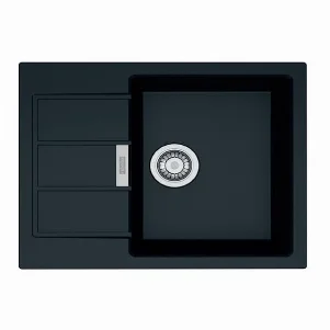 Мийка кухонна FRANKE Sirius Tectonite SID 611-62 Slim чорний
