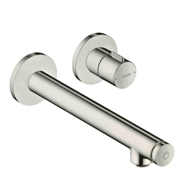 Смеситель настенный для раковины Axor Uno Select 220, никель