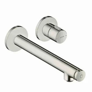 Смеситель настенный для раковины Axor Uno Select 220, никель