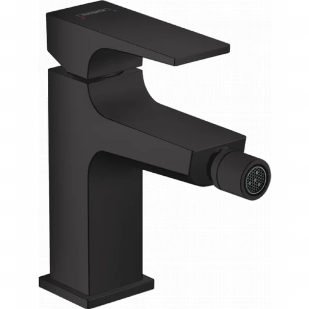 Смеситель для биде Hansgrohe Metropol, матовый черный