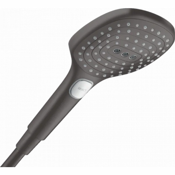 Ручной душ Hansgrohe Raindance Select E 120 3jet, матовый черный хром 26520340