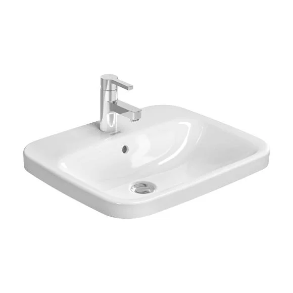 Умивальник DURAVIT DURASTYLE 56x45,5 см, вбудовуваний, з переливом, з 1м отв. під змішувач
