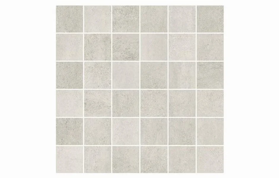 Мозаїка Grava White Mosaic Matt 298x298x8 Opoczno